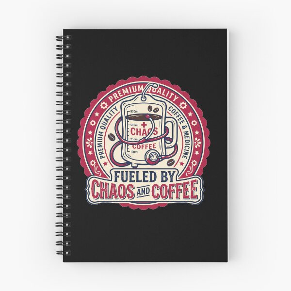 Item preview, Sarcastic Caffeine Addict Nursing Chaos and Coffee designed and sold by Oommen Studio .