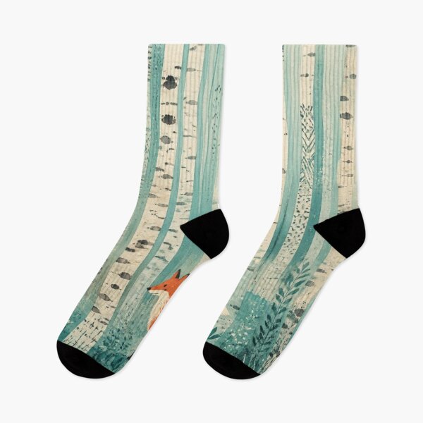 Item preview, Alone In The Birches Aquamarine Watercolor designed and sold by GrinGalore.