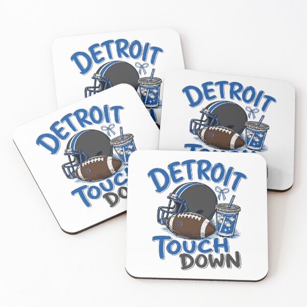Item preview, Detroit Touch Down Football Fan Gift designed and sold by marlineseu.