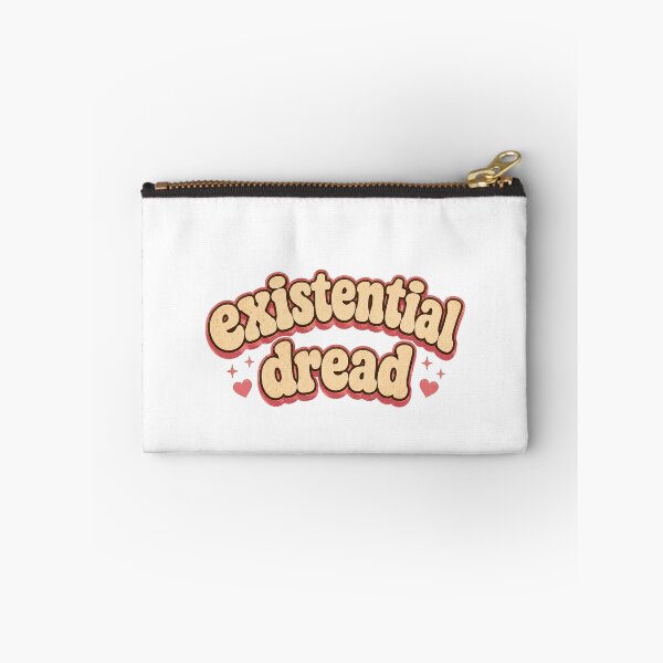 Item preview, Existential Dread Cute Retro Typography designed and sold by SleepyLlamaClothes.