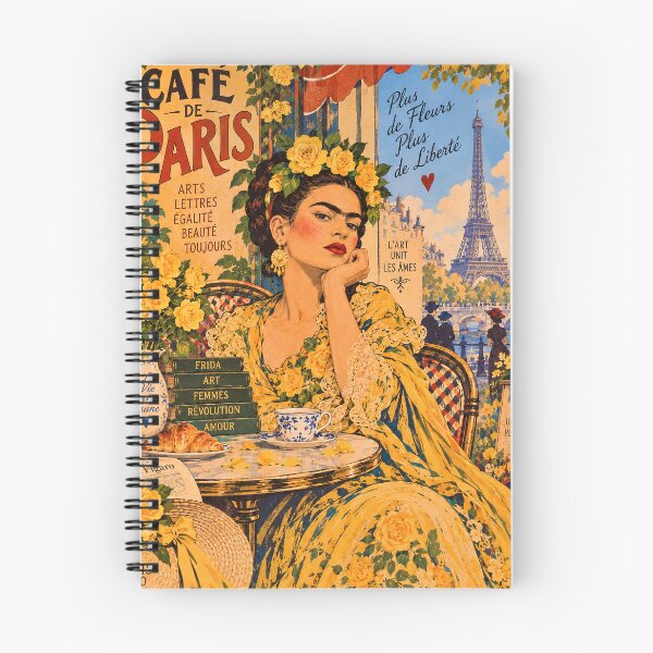 Item preview, Illustrated Cafe de Paris Frida designed and sold by reggiemercedes.