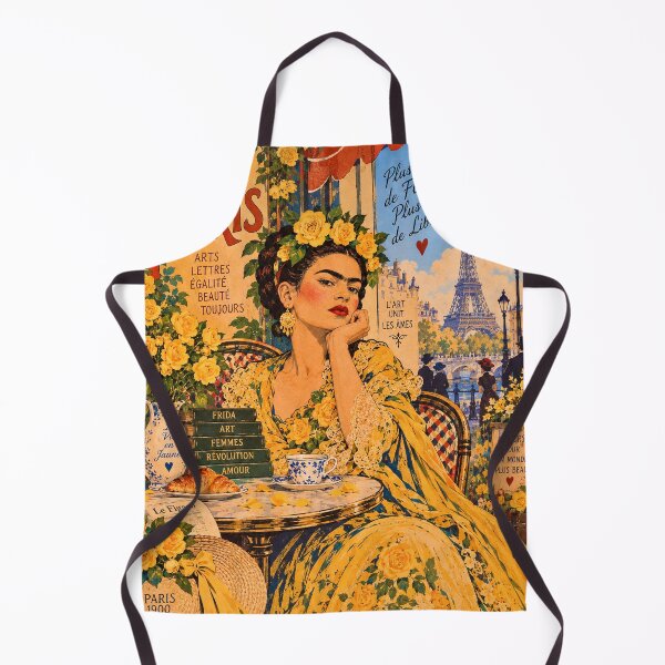 Item preview, Illustrated Cafe de Paris Frida designed and sold by reggiemercedes.