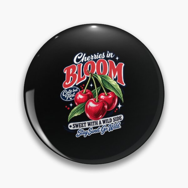 Item preview, Funny Cherries Bloom Cute But Tart Fruit Humor Art designed and sold by elderberry.