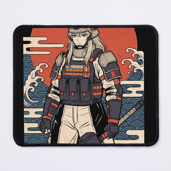 Item preview, Mudrock Arknights Ukiyo-e Anime Gaming Streetwear Tee designed and sold by Senpaiwaves.