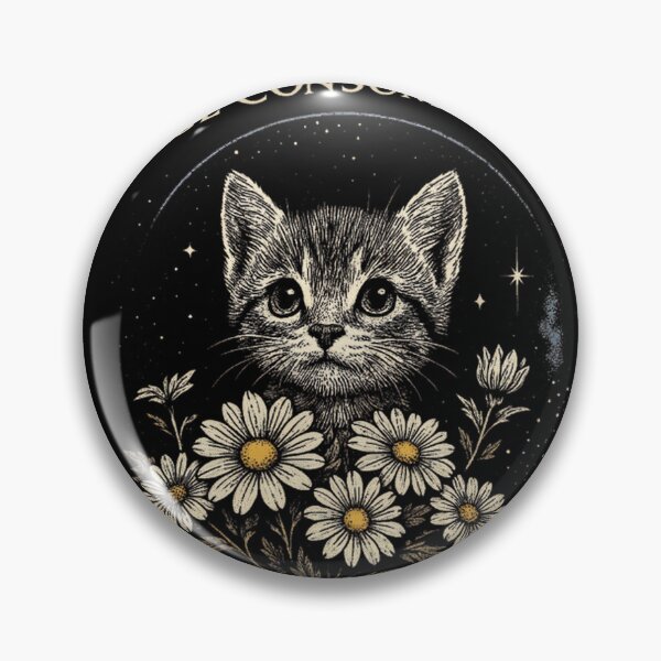 Item preview, Funny Sarcastic Cute Cat with Flower Design Showing Rage and Attitude designed and sold by kidgoback.