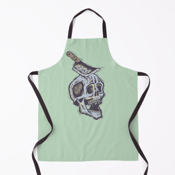 Item preview, Butcher Knife and Skull | Death by the Butcher’s Blade designed and sold by Half Mess.
