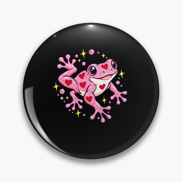 Item preview, Funny Cute Pink Frog Love Art designed and sold by elderberry.