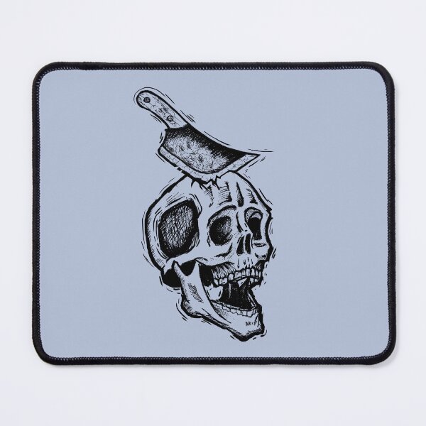 Item preview, Butcher Knife and Skull | Death by the Butcher’s Blade designed and sold by Half Mess.