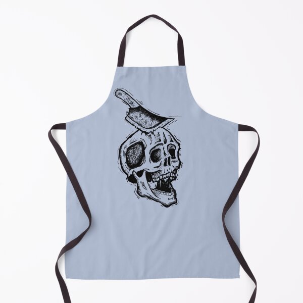 Item preview, Butcher Knife and Skull | Death by the Butcher’s Blade designed and sold by Half Mess.