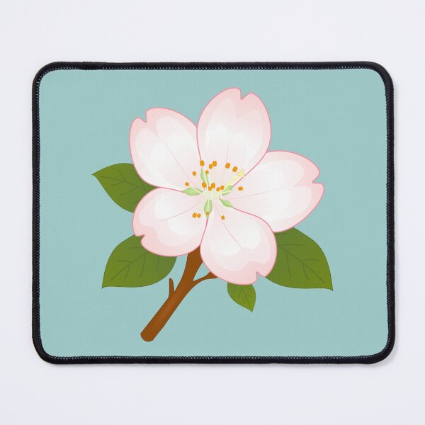 Item preview, Apple blossom, leaves, branch designed and sold by PoppyPurple.