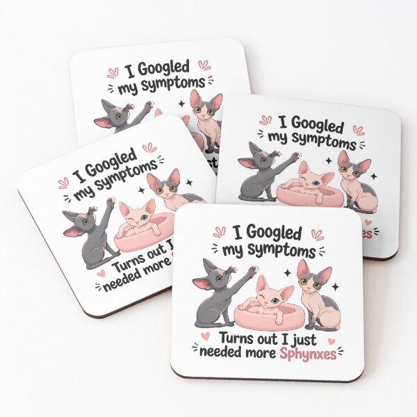 Item preview, Funny Sphynx Cat I Googled My Symptoms Needed More Cats designed and sold by Dmo3HarkoArt.