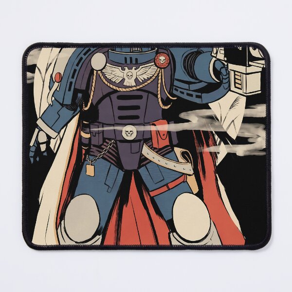 Item preview, A Space Marine Warhammer 40000 Ukiyo-e Video Game Anime Shirt designed and sold by Senpaiwaves.