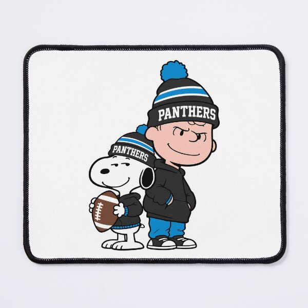 Item preview, Charlie Brown & Snoopy Carolina Panthers Football Retro F169 designed and sold by GLUVY-THEME.