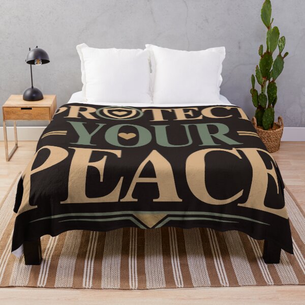 Item preview, Protect Your Peace – Minimal Self Care Quote designed and sold by CosmicQuietStudio.