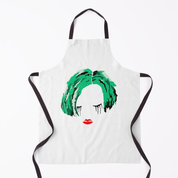Item preview, Green haired girl with red lips designed and sold by khy-art-print.
