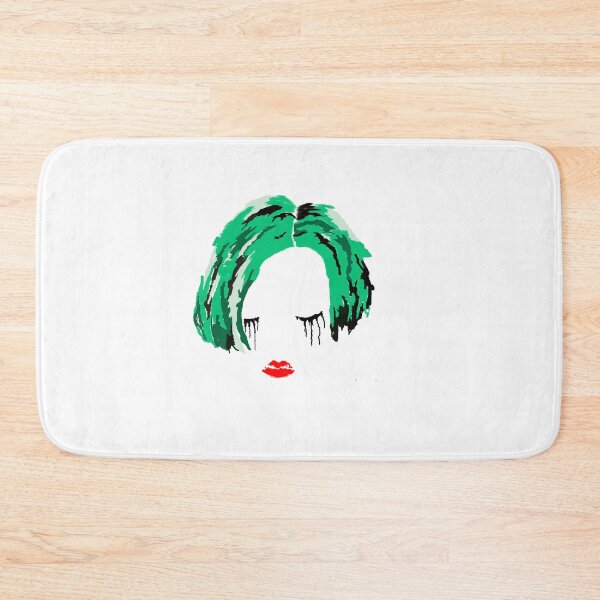 Item preview, Green haired girl with red lips designed and sold by khy-art-print.