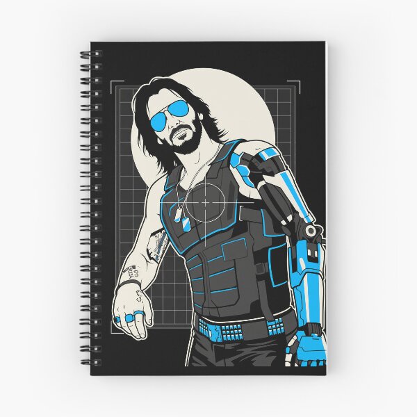 Item preview, Johnny Silverhand Cyberpunk 2077 Techwear Gaming Graphic Tee designed and sold by Senpaiwaves.