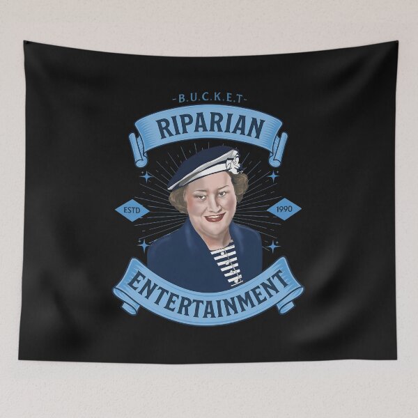 Item preview, Bucket Riparian Entertainment Retro Nautical Portrait designed and sold by irasmith.