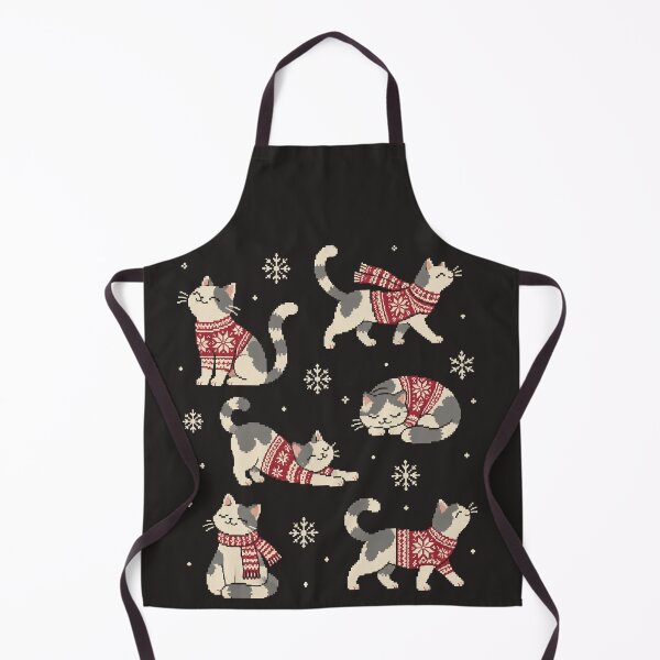 Item preview, Cozy Christmas Cats in Festive Sweaters designed and sold by KokoDeez.