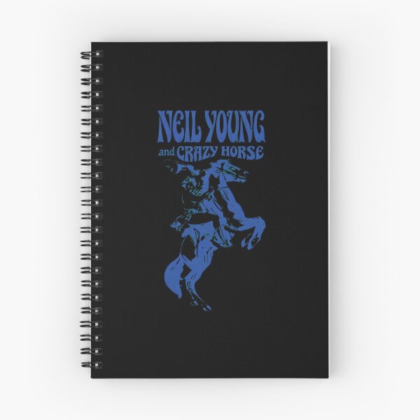 Item preview, Neils Youngs and Crazys Horse Rearing Horse Blue  designed and sold by TinaFangcao.