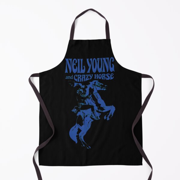 Item preview, Neils Youngs and Crazys Horse Rearing Horse Blue  designed and sold by TinaFangcao.