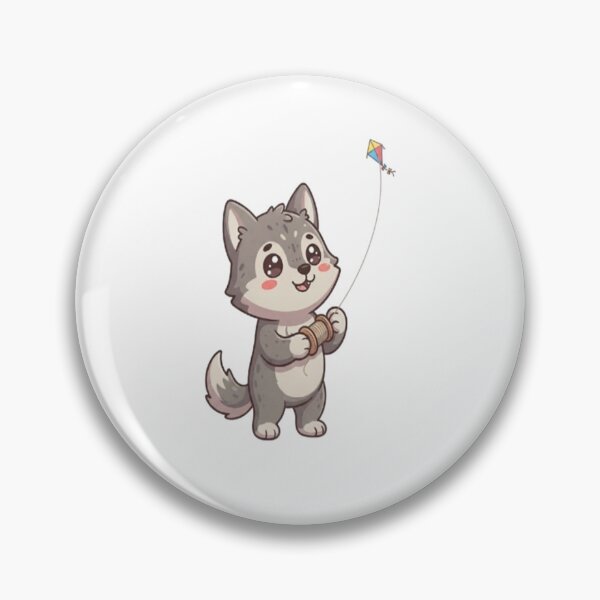 Item preview, Cute Wolf Flying Kite Toy designed and sold by Ella_Sketch.