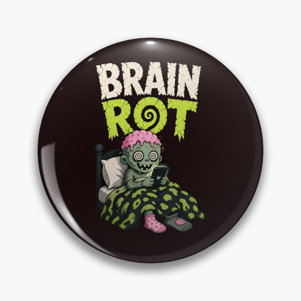 Item preview, Brain Rot Bed Zombie Phone Addict Halloween designed and sold by LV-creator.