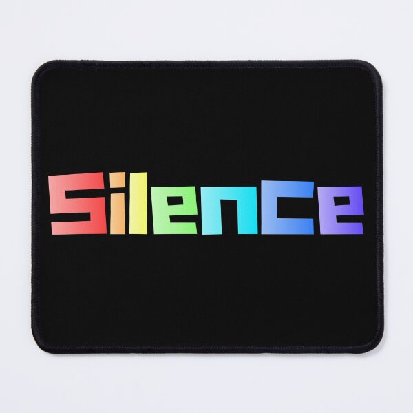 Item preview, Silence Colorful Typography – Bold Minimalist Word Art designed and sold by Detroja Typography.