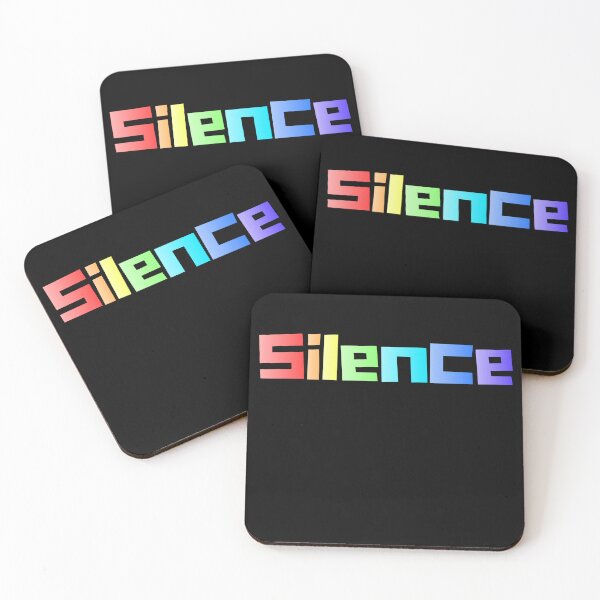 Item preview, Silence Colorful Typography – Bold Minimalist Word Art designed and sold by Detroja Typography.