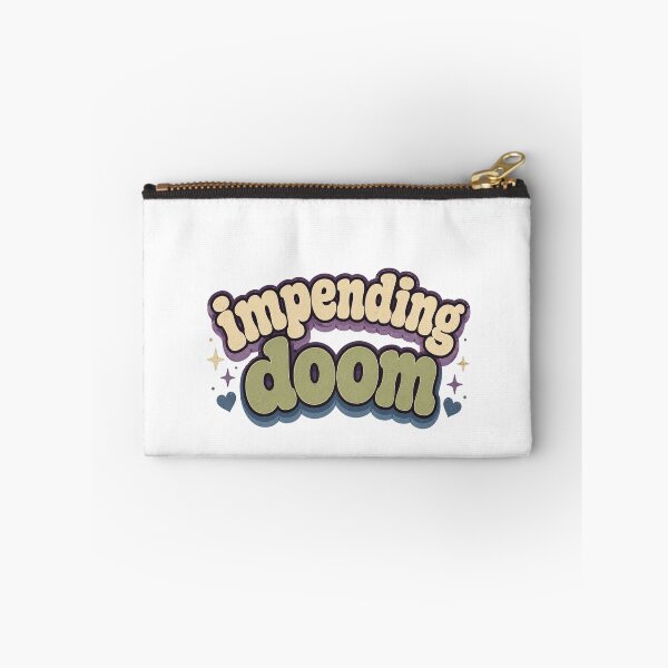 Item preview, Impending Doom Cute Retro Typography designed and sold by SleepyLlamaClothes.
