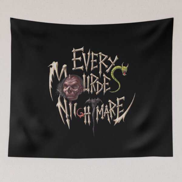 Item preview, Everys Mother'ss Nightmares Horror Skull Snake designed and sold by CressidaRook.