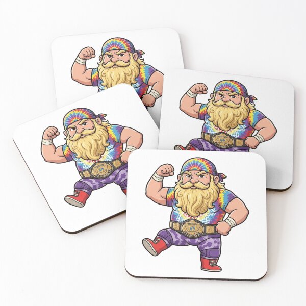 Item preview, Superstar Billy Graham Tie Dye Gnome designed and sold by Bad-Decisions-Designs.