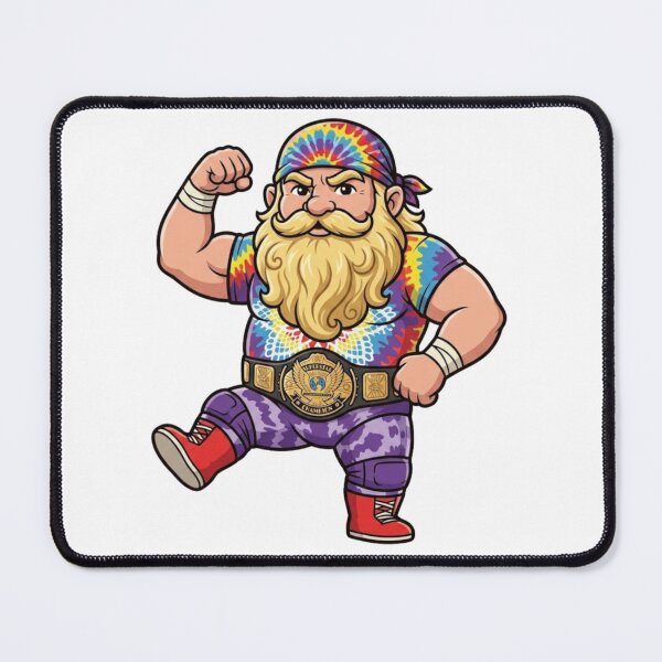 Item preview, Superstar Billy Graham Tie Dye Gnome designed and sold by Bad-Decisions-Designs.