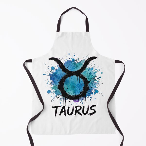 Item preview, Taurus Zodiac Sign Watercolor Grunge Blue Black Art designed and sold by Vibe-Vary.