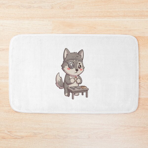 Item preview, Cute Wolf Jeweler Inspecting Ring designed and sold by Ella_Sketch.