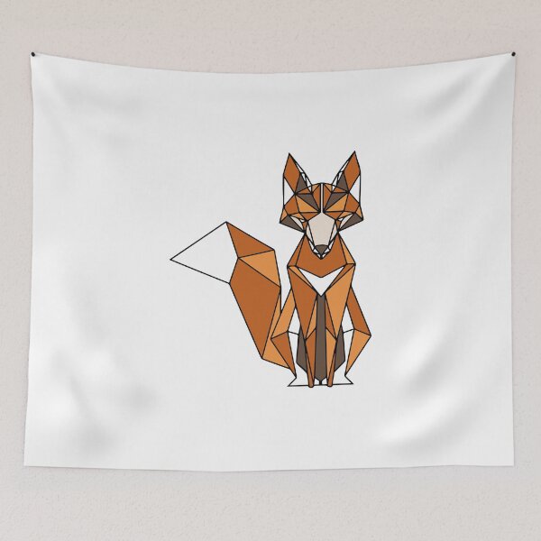 Item preview, Colourful Geometric Fox Pattern designed and sold by DylanJaimz.