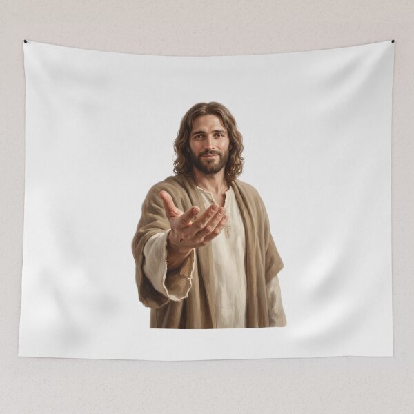 Item preview, Jesus Welcoming Gesture Christian  designed and sold by stylishdzign.