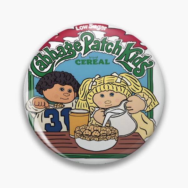 Item preview, Retro Cabbage Patch Kids Inspired Cereal Box Design designed and sold by CgBubble.