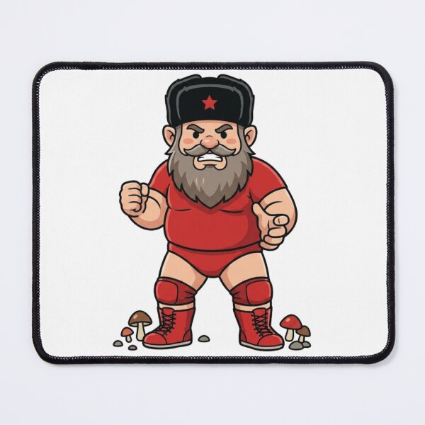 Item preview, Nikolai Volkoff Red Star Gnome designed and sold by Bad-Decisions-Designs.