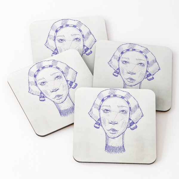 Item preview, Accessorized Face Sketch designed and sold by meyartcorner.