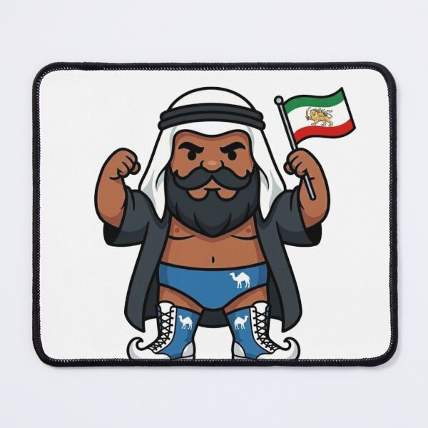 Item preview, The Iron Sheik Camel Clutch Gnome designed and sold by Bad-Decisions-Designs.