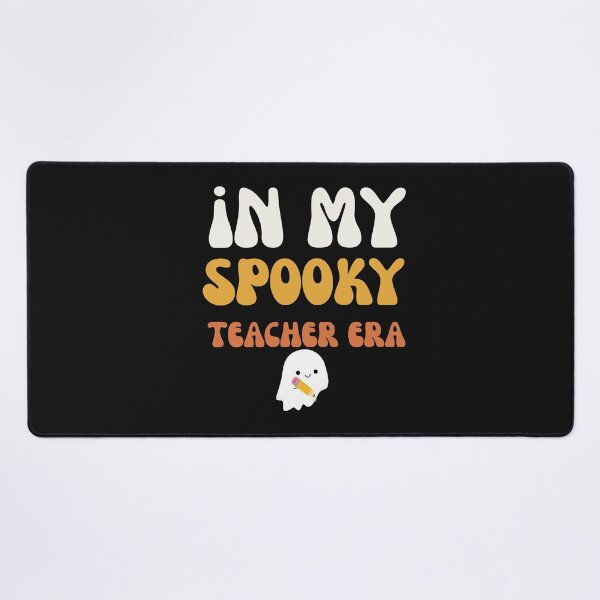 Item preview, Groovy In My Spooky Teacher Era Halloween Pencil Apple designed and sold by mumchaosdesigns.