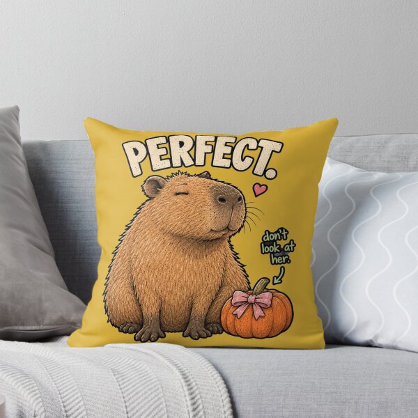 Item preview, Funny Capybara Perfect Pumpkin Fall Animal Shirt designed and sold by Ania & Maxiu.