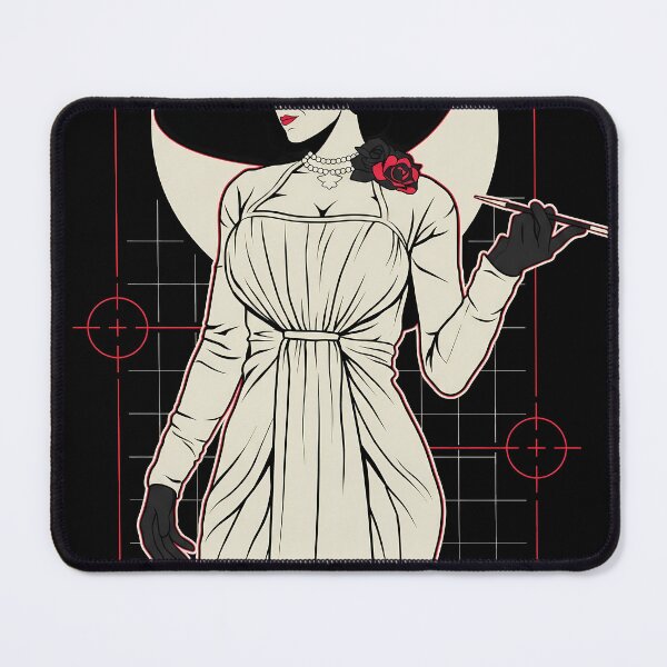 Item preview, Lady Dimitrescu Resident Evil Techwear Gaming Graphic Tee designed and sold by Senpaiwaves.