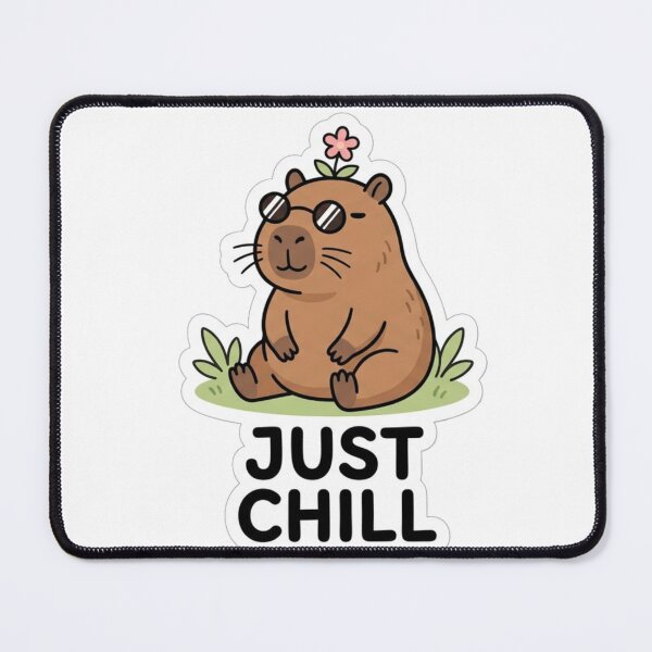 Item preview, Just Chill Cute Capybara Funny Relaxed Design designed and sold by meghnad.