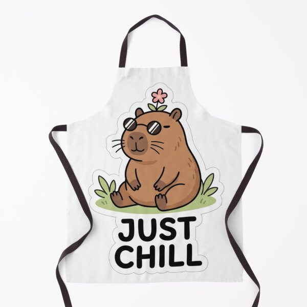 Item preview, Just Chill Cute Capybara Funny Relaxed Design designed and sold by meghnad.