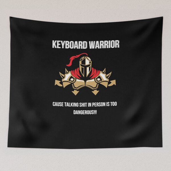 Item preview, Keyboard Warrior Spartan Helmet Funny Meme designed and sold by Anita Ohulo.