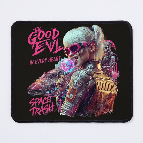 Item preview, Cyberpunk Space Racer Blonde Voodoo designed and sold by Voodoo Store Paranormal Collections.