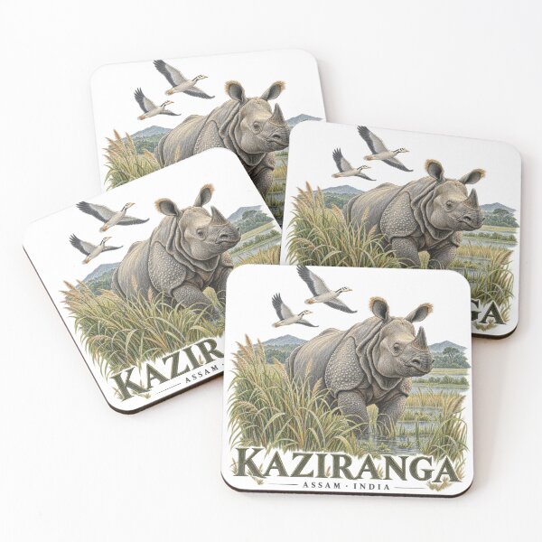 Item preview, Kaziranga National Park - Assam - India designed and sold by StudioRedKoala.