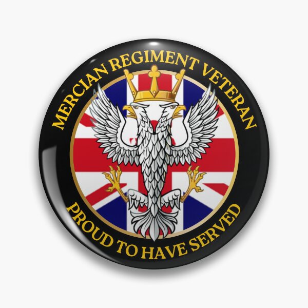 Item preview, Mercian Regiment Veteran Proud to have Served designed and sold by Bootneckstore.